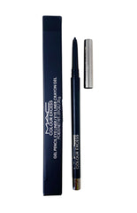 MAC Colour Excess Gel Pencil Eye Liner Glide Or Die close-up showing ultra-pigmented carbon black for bold definition.