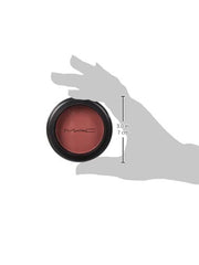 MAC Desert Rose blush on cheek demonstrates versatile everyday wear