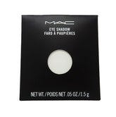 MAC Eye Shadow Pro Palette refill pan White Frost shows a luminous shimmer for eye highlights.
