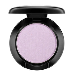 MAC Humblebrag Frost eyeshadow with icy lilac shimmer for versatile day-to-night looks.