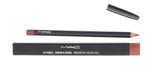 MAC Lip Pencil Whirl closeup reveals precise, creamy lip liner for definition.