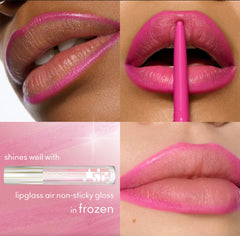 MAC Lipglazer Glossy Liner Candy Yum-Yum helps achieve gradient looks by layering with lipstick.