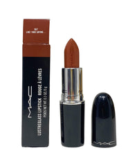 MAC Lustreglass Lipstick 567 Like I Was Saying glides smoothly for a glassy daily glam finish