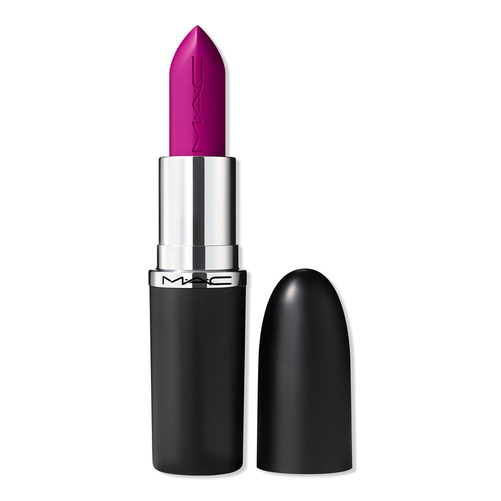 MAC M·A·Cximal Violet Vapor swatch shows pigment-rich color.