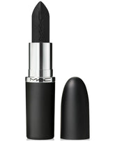 MAC M·A·CXIMAL lipstick in Caviar with silky matte finish for full color