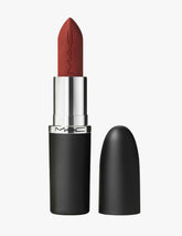 MAC Macximal Overstatement lipstick in orange tube for vibrant, long-lasting color.