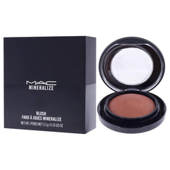 MAC Mineralize Blush Love Joy swirl blend reveals seamless shade layering