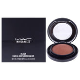 MAC Mineralize Blush Love Joy compact front highlighting pearlized glow for cheeks