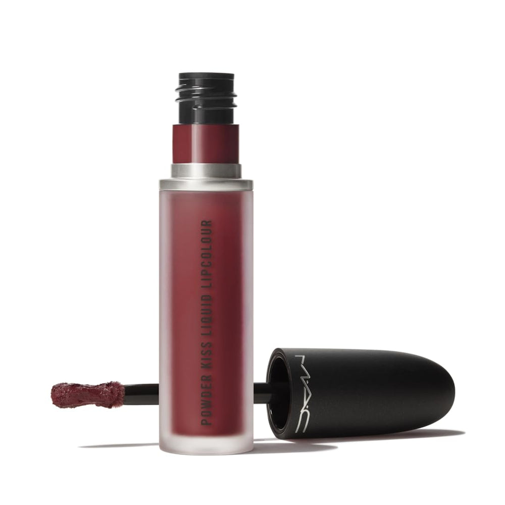 MAC Powder Kiss Liquid Lipcolor Fashion Emergency shade glides on smoothly for bold, comfortable wear