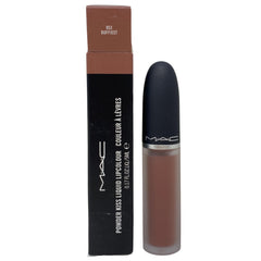MAC Powder Kiss Lipcolour Buffiest close-up showing creamy, comfortable matte finish.