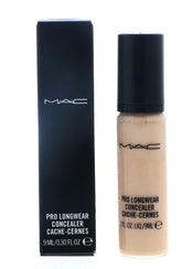 MAC Pro Longwear Concealer NC20 bottle close-up showing long-wear coverage.