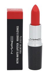 MAC Retro Matte Lipstick Dangerous bullet close-up shows bold pigment.