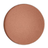 MAC Sandstone matte eyeshadow swatch in warm taupe for everyday looks.