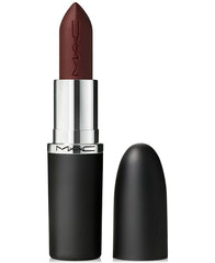 MAC Silky Matte Lipstick Antique Velvet swatch showing rich color and smooth finish.