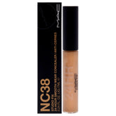 MAC Studio Fix concealer NC38 bottle shown for full-coverage wear