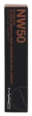 MAC Studio Fix concealer swatches NW50 show natural matte finish for under-eye and blemishes