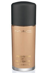 MAC Studio Fix Fluid NC55 bottle with creamy texture for smooth, even application