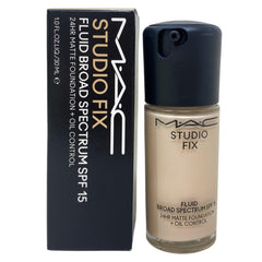 MAC Studio Fix Fluid SPF15 NW5 pump bottle for all-day oil control and even tone.