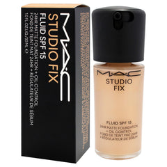 MAC Studio Fix Fluid SPF15 swatches on skin reveal buildable coverage and natural finish