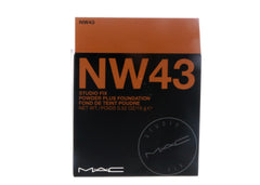MAC Studio Fix Powder Foundation NW43 compact side view for long-wearing matte look.