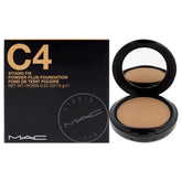 MAC Studio Fix Powder Plus Foundation C4 packaging showing premium finish and shade accuracy