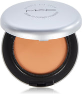 MAC Studio Fix Tech Cream-to-Powder bottle provides a smooth foundation for all-day wear.