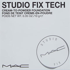 MAC Studio Fix Tech Cream-to-Powder cap ensures secure closure for on-the-go application.