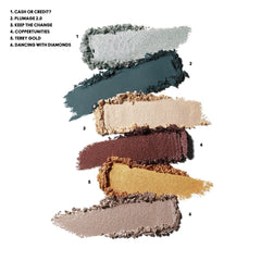 MAC Treasured palette shade Cashe Or Credit? for radiant daytime color payoff.