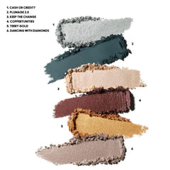 MAC Treasured Eyeshadow Palette application demonstrates smooth blend and payoff.