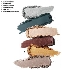 MAC Treasured Eye Shadow Palette X6 plumage 2.0 swatches for rose tones