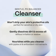 Mad Hippie Cream Cleanser bottle pump showing gentle cleansing with jojoba oil