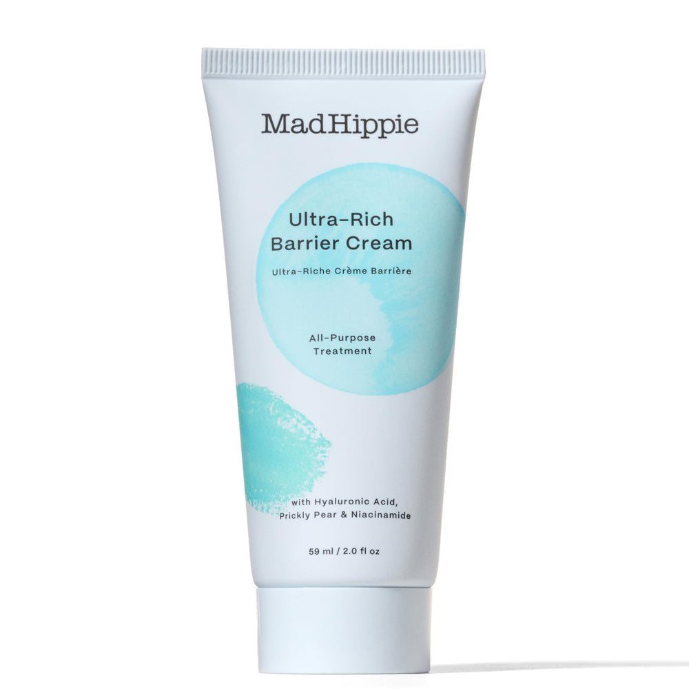 Mad Hippie Ultra-Rich Barrier Cream jar closeup illustrating deep hydration