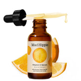 Mad Hippie Vitamin C Serum bottle pour showing premium packaging for daily hydration