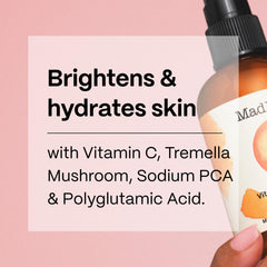 Mad Hippie Vitamin C Toning Mist bottle sits on counter for daily brightening.
