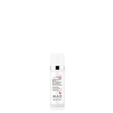 M.A.D Skincare Photo Guard SPF50 bottle highlights a hydrating foundation serum with sun protection for even coverage