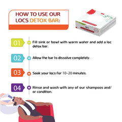 Foamy lather from Made For Locs Detox Bar demonstrates thorough cleansing