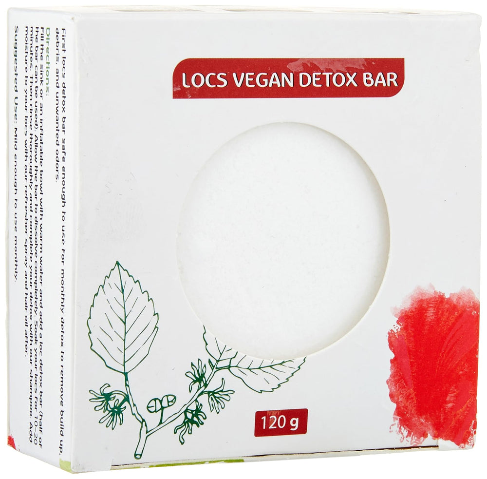 Made For Locs Detox Bar packaging shown for premium cleansing routine