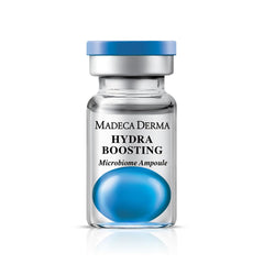 Madeca Derma Hydra Ampoule bottle front shows sleek design and hydrating formula
