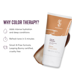Madison Reed Color Therapy Dorato hair-mask texture highlights creamy color-depositing treatment.