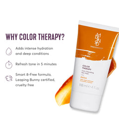 Madison Reed Color Therapy Zucca tube label highlights color-depositing treatment for brunette tones.