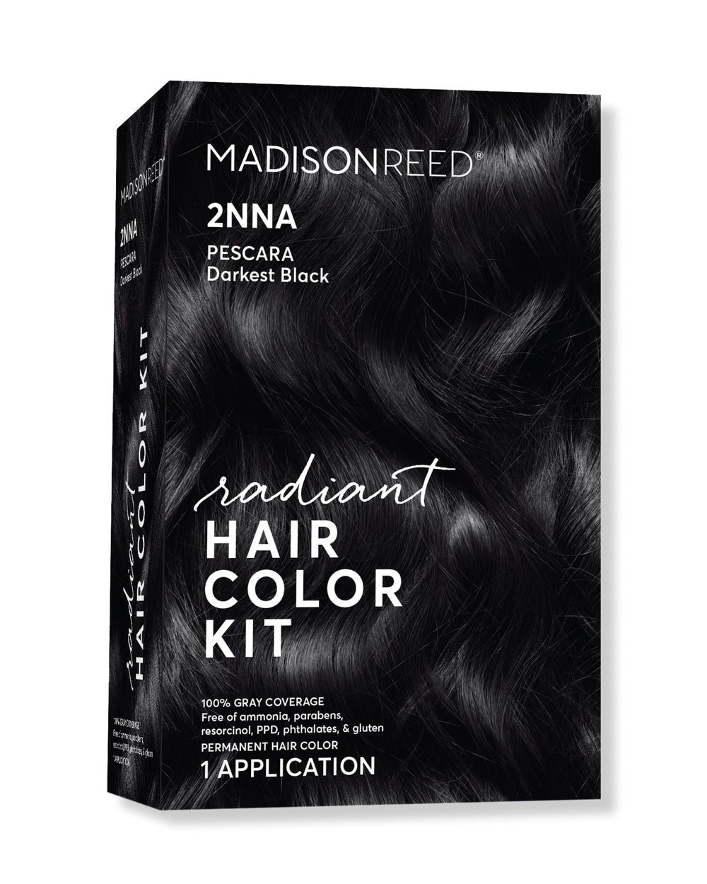 Madison Reed Radiant Color Kit bottle for 2NNA dark cool black with ash undertones