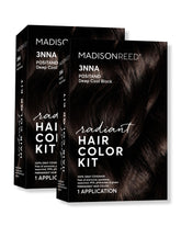 Madison Reed Radiant Color Kit Positano Black with ash undertones for natural gray blending