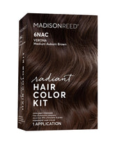 Madison Reed Radiant Color Kit 6NAC Verona pour shows even color with copper undertones.
