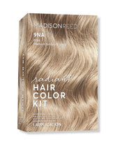 Madison Reed Radiant Color Kit 9NA Pisa Blonde bottle pour for precise color application