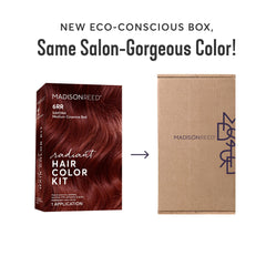 Cream color bottle from Madison Reed Radiant Color Kit for full-head color