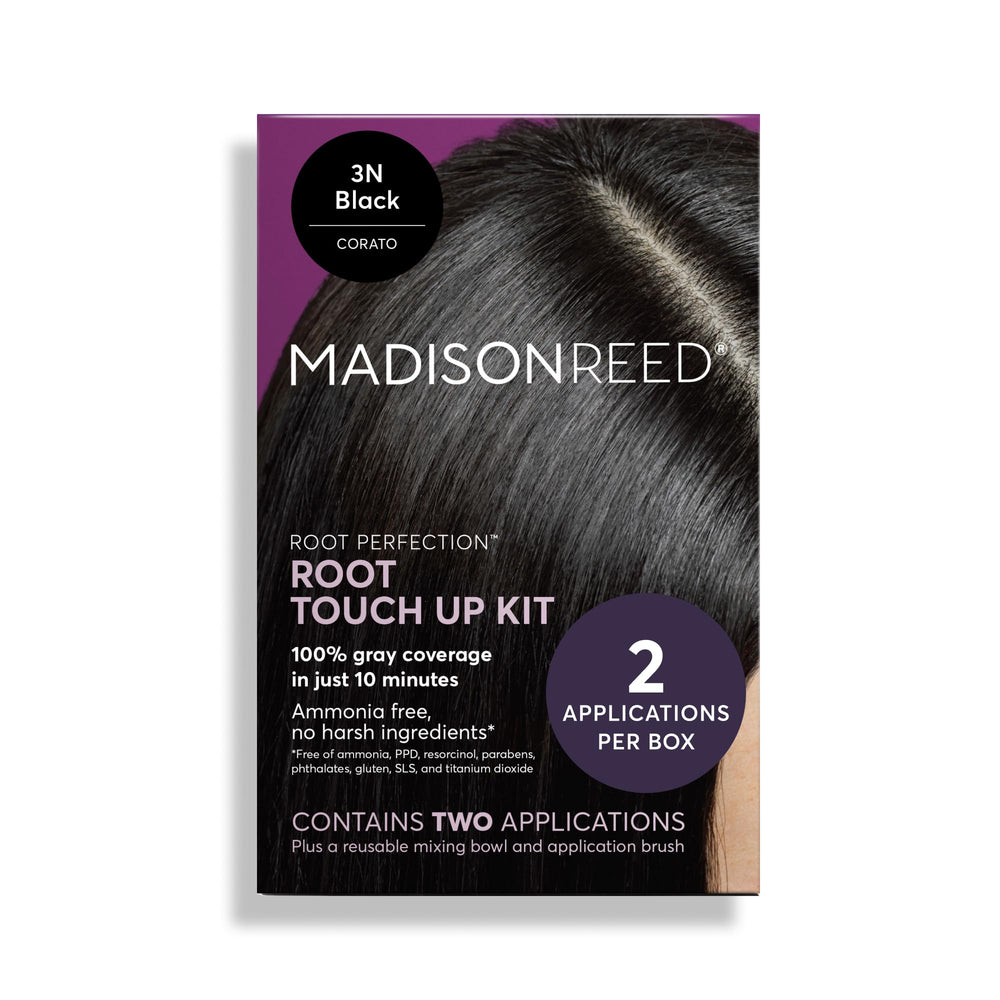 Madison Reed Root Perfection bottle pour for quick gray root touch-ups.