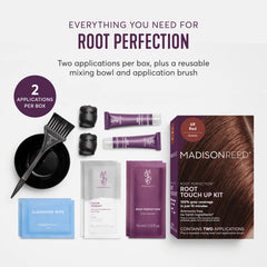 Madison Reed Root Perfection Pesaro 6R color cream blends with natural hair