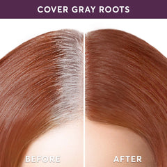 Close-up of thinning hairline softly filled for a fuller look.
