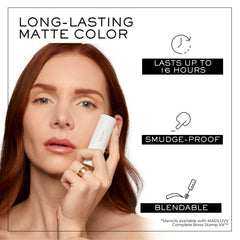 MADLUVV Brow Stamp Refill in action for effortless patch filling