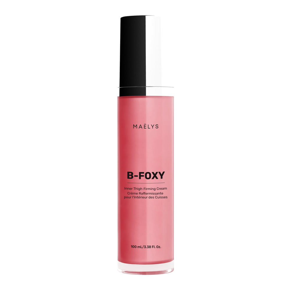 MAËLYS B-FOXY inner thigh cream tube for smoother, potentially firmer thighs.